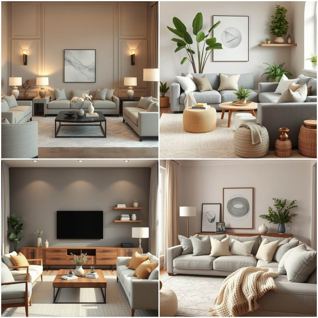 30 Grey And Beige Living Room Inspirations for Relaxed Living