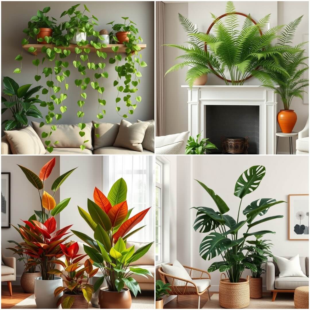 25 Best Indoor Plants To Elevate Your Living Room Decor