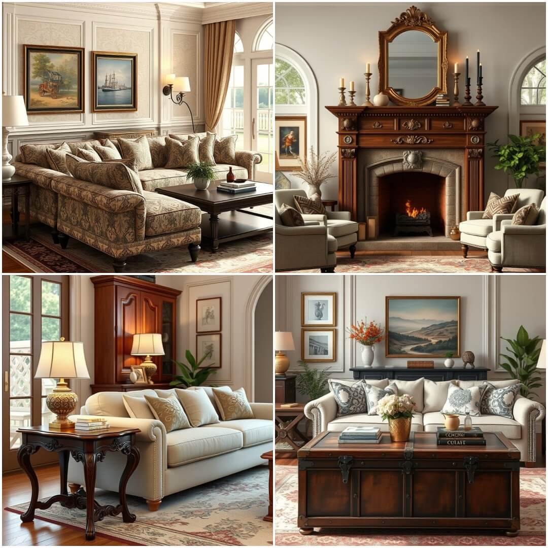 40 Timeless Traditional Living Room Styles for A Cozy Home