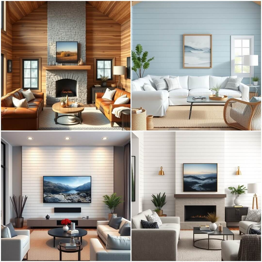 25 Shiplap Wall Ideas That Add Charm To Any Living Room