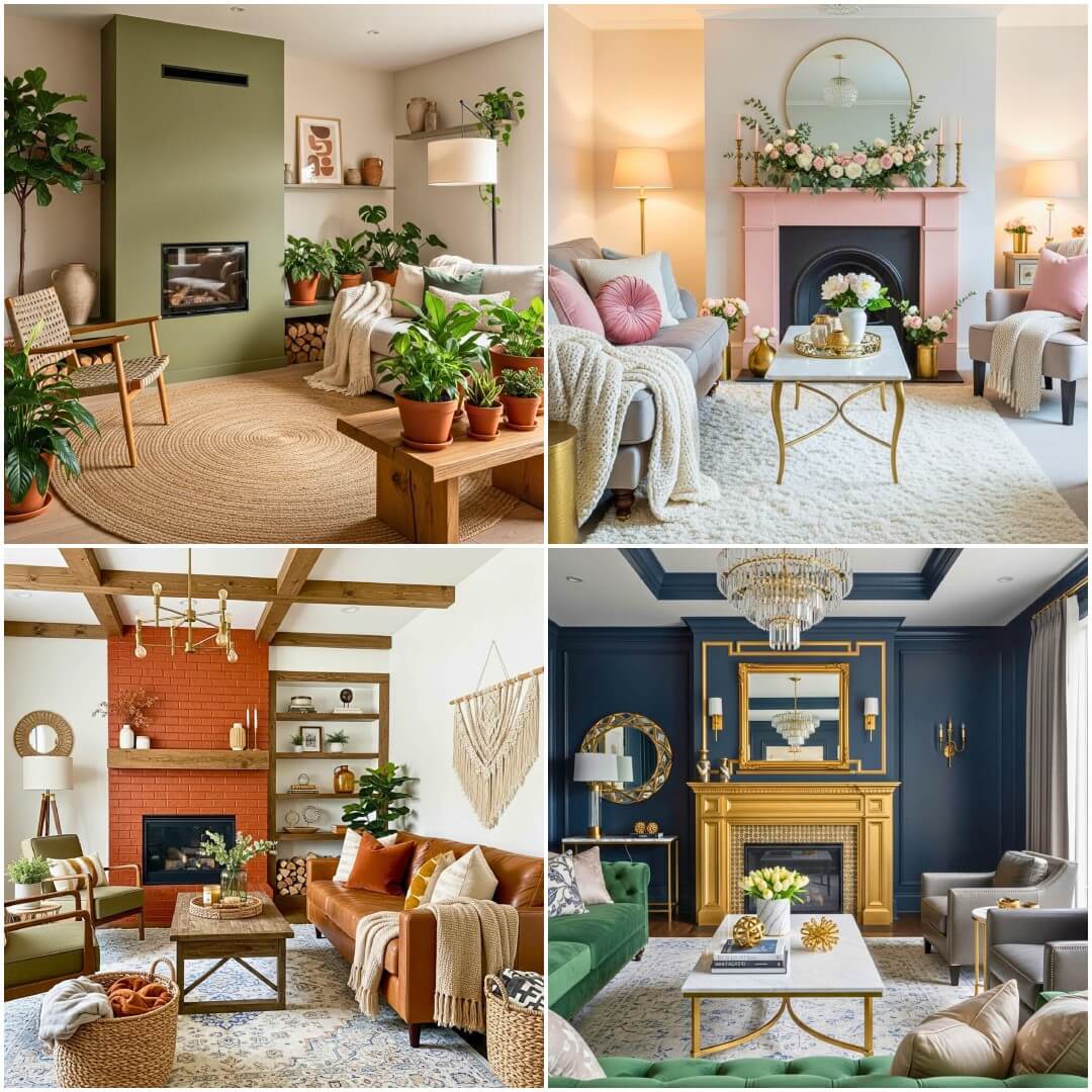 40 Painted Fireplace Ideas to Refresh Your Living Room